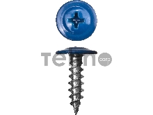 Саморезы ПШМ для листового металла, 25 х 4.2 мм, 400 шт, RAL-5005 синий насыщенный, ЗУБР