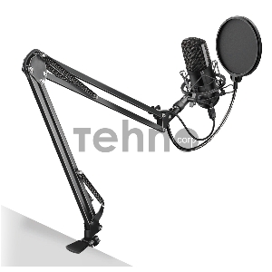 Микрофон проводной SunWind SW-SM400G 1.5м черный