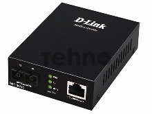 Медиаконвертер D-Link DMC-G02SC/A1A с 1 портом 100/1000Base-T и 1 портом 1000Base-SX с разъемом SC для многомодового оптического кабеля (до 550 м)