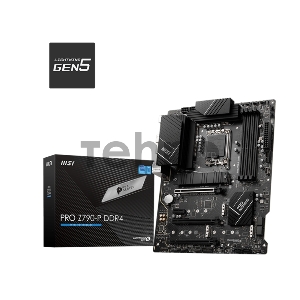 Материнская плата MSI PRO Z790-P DDR4, Z790, LGA1700, 4DDR4, 3PCI - Ex16, 1PCIEx1, 4M.2