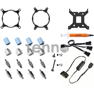 Комплект водяного охлаждения ID-COOLING ZOOMFLOW 360 XT LGA20XX/LGA115X/AM4/AM3/+/AM2/+/FM2/+/FM1(4шт/кор,TDP 350W, ARGB FAN and PUMP, PWM, TRIPLE FAN 120mm) RET