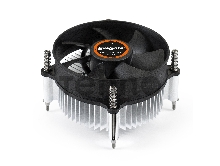 Кулер ExeGate EX286141RUS EK-11508.PWM (Al, LGA1150/1151/1155/1156/1200, TDP 75W, Fan 90mm, PWM, 1200-2600RPM, Hydro bearing, 4pin, 11-24db, 285г, с термопастой, на винтах, Retail color box)