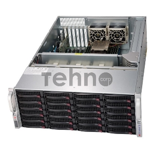 Платформа SuperMicro 6049P-E1CR24L noCPU(2)Scalable/TDP 70-205W/ no DIMM(16)/ 3008RAID HDD(24)LFF/ 2x10Gbe/ 5xFH/ 2x1200W