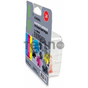 Картридж струйный Cactus CS-BCI24CL цветной для Canon S200/ S200x/ S300/ S330/ S330 Photo (12,6ml)