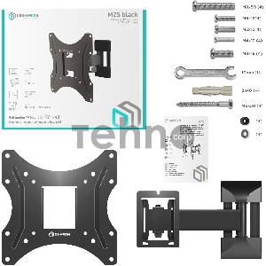 Кронштейн ONKRON M2S для телевизора 17-43 наклонно-поворотный, чёрный