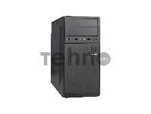 Корпус Miditower ExeGate XP-402U Black, ATX, <XP600, Black,120mm>, 2*USB+1*USB3.0, Audio