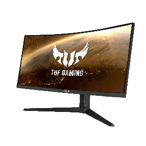 Монитор ASUS 34 VG34VQL1B VA LED изогнутый, 3440x1440, ProGaming, 1ms, 550cd/m2, 178°/178°, 100Mln:1, 165Hz, HDR10, 2*HDMI, 2*DP, USB-hub, колонки, HAS, Swivel, Pivot, Tilt, VESA, Black, 90LM06F0-B01170