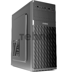 Корпус Digma DC-ATX200-U3 черный без БП ATX 2xUSB2.0 audio