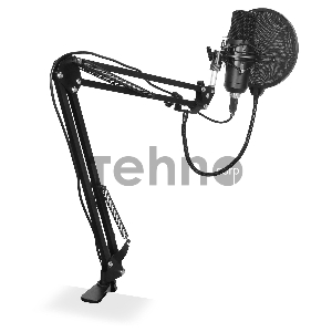 Микрофон проводной SunWind SW-SM400G 1.5м черный