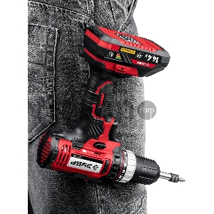 Дрель-шуруповерт ЗУБР 14.4В, 2 АКБ (2Ач), в кейсе, Мастер. ДШЛ-145-22