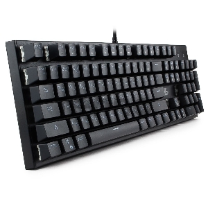 Клавиатура механ Gembird KB-G550L, USB, черн, переключатели Outemu Blue, 104 клавиши, подсветка 6 цветов 20 режимов, FN, кабель тканевый 1.8м