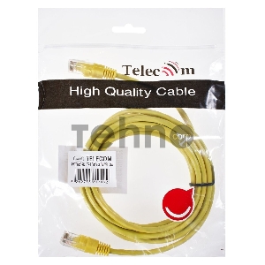 Патч-корд литой Telecom UTP кат.5е 3,0м желтый