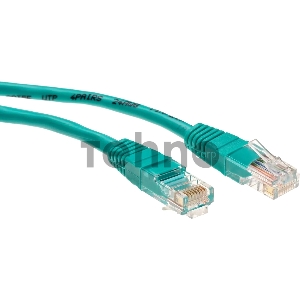 Патчкорд литой Telecom UTP кат.5е 1,5м зеленый