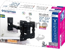 Кронштейн KROMAX DIX-17 BLACK (для LED/LCD телевизоров 22