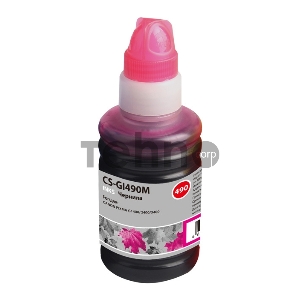 Чернила Cactus CS-GI490M пурпурный 100мл для Canon PIXMA G1400, G2400, G3400