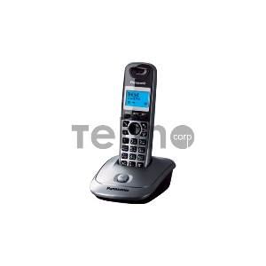 Телефон Panasonic KX-TG2511RUM (металик) {АОН, Caller ID,спикерфон на трубке,переход в Эко режим одним нажатием}