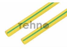 Термоусаживаемая трубка REXANT 50,0/25,0 мм, желто-зеленая, упаковка 10 шт. по 1 м