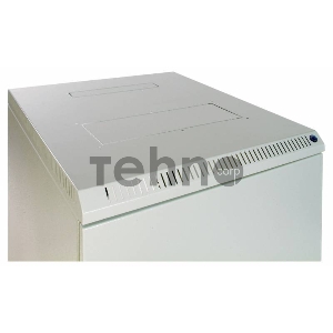 Шкаф настенный ЦМО ШРН-12.480.1 12U 600x480мм пер.дв.стал.лист несъемные бок.пан. серый