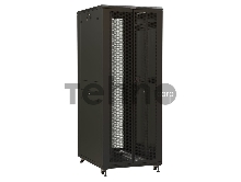 Шкаф серверный напольный Hyperline TTR, IP20, 42U, 2055х800х1000 мм (ВхШхГ), дверь: двойная распашная, перфорация, боковая панель: сплошная съемная, р