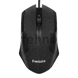 Мышь ExeGate EX279941RUS SH-9025 (USB, оптическая, 1000dpi, 3 кнопки и колесо прокрутки, длина кабеля 1,35м, черная, RTL)