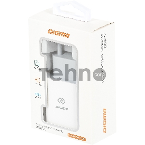 Сетевое зар./устр. Digma DGW3C 3A PD белый (DGW3C0F010WH)
