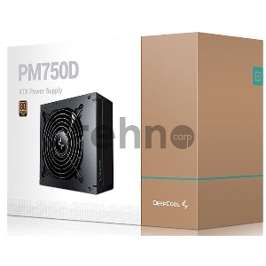 Блок питания Deepcool PM750D (R-PM750D-FA0B-EU), 750 Вт, ATX12V 2.4, активный PFC, вентилятор 120x120 мм, cертификат 80 PLUS Gold