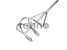 Насадка-миксер 100х400 мм (шестигранный хвостовик) Kranz