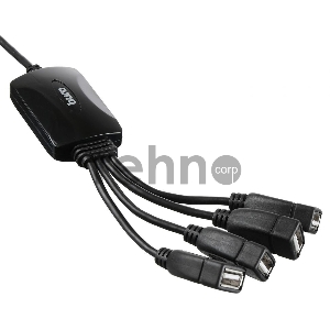 Разветвитель USB 2.0 Buro BU-HUB4-0.3-U2.0-Splitter 4порт. черный Разветвитель USB 2.0 Buro BU-HUB4-0.3-U2.0-Splitter 4порт. черный