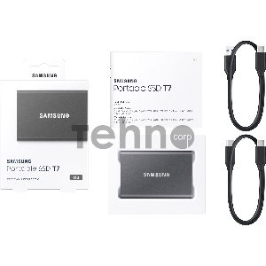Накопитель SSD Samsung 1TB T7 External GREY USB 3.2 (MU-PC1T0T/WW)