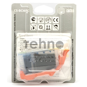 Картридж струйный Cactus CS-BCI6PC фото голубой для Canon S800/ S820/ S900; BJC-8200 (12ml)