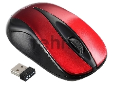 Мышь Oklick 675MW черный/красный оптическая (800dpi) беспроводная USB (2but)