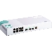 Коммутатор QNAP QSW-308-1C Unmanaged 10 Gb / s switch with 3 SFP + ports, of which 1 is combined with RJ-45, and 8 1 Gb / s RJ-45 ports, bandwidth up to 76 Gb / s, support JumboFrame, фото 3