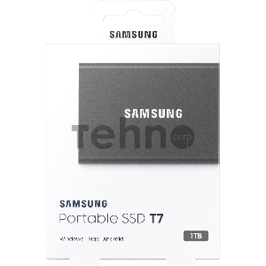 Накопитель SSD Samsung 1TB T7 External GREY USB 3.2 (MU-PC1T0T/WW)