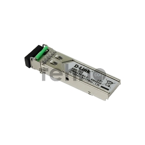 SFP-трансивер D-Link 331T/40KM/B1A WDM с 1 портом 1000Base-BX-D (Tx:1550 нм, Rx:1310 нм) для одномодового оптического кабеля 40 км