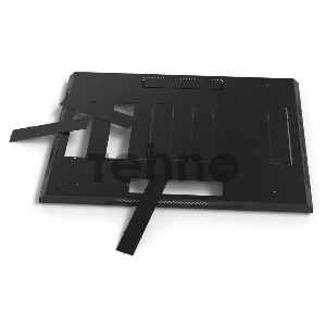 Шкаф напольный Hyperline TTB-4268-DD-RAL9004 19-дюймовый, 42U, 2055x 600х 800 мм (ВхШхГ), передняя и задняя распашные перфорированные двери (75%), ручка с замком, крыша нового типа, цвет черный