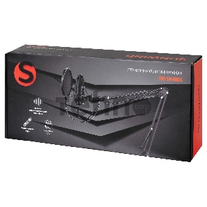 Микрофон проводной SunWind SW-SM400G 1.5м черный