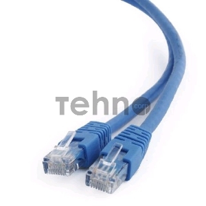 Патч-корд UTP Cablexpert кат.6, 0.5м, литой, многожильный (синий)