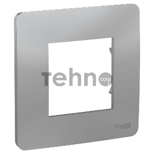 Рамка 1-м UNICA STUDIO алюм. SchE NU200230