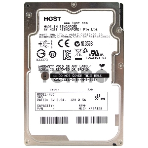 Жесткий диск HDD HGST SAS Server 300Gb 2.5 Ultrastar 10K rpm 12Gb/s 128Mb 1 year ocs (replacement AL15SEB030N, AL14SEB030N) Жесткий диск HDD HGST SAS Server 300Gb 2.5 Ultrastar 10K rpm 12Gb/s 128Mb 1 year ocs (replacement AL15SEB030N, AL14SEB030N)