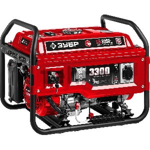 Генератор ЗУБР СБ-3300Е бензиновый с электростартером, 3300 Вт