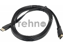 Кабель аудио-видео High Speed ver.1.4 Flat HDMI (m)/HDMI (m) 2м. черный