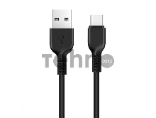 Кабель USB 2.0 hoco X13, AM/Type-C M, черный, 1м