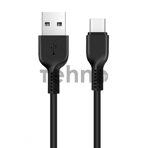 Кабель USB 2.0 hoco X13, AM/Type-C M, черный, 1м