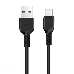 Кабель USB 2.0 hoco X13, AM/Type-C M, черный, 1м, фото 1