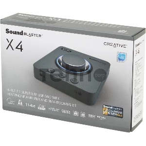Звуковая карта Creative USB Sound Blaster X 4 WW (SB-Axx1) 7.1 Ret