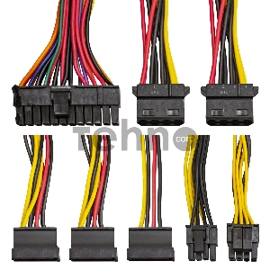 Блок питания 650W ExeGate AB650 (ATX, PC, 8cm fan, 24pin, 4+4pin, PCI-E, 3xSATA, 2xIDE, кабель 220V в комплекте)