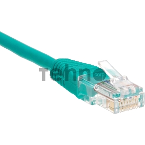 Патчкорд литой Telecom UTP кат.5е 1,5м зеленый