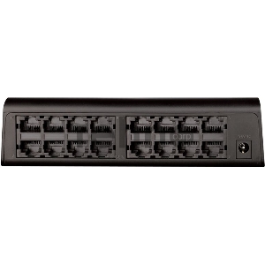 Неуправляемый коммутатор с 16 портами D-Link DES-1016A/E2A 10/100Base-TX и функцией энергосбережения Неуправляемый коммутатор с 16 портами D-Link DES-1016A/E2A 10/100Base-TX и функцией энергосбережения
