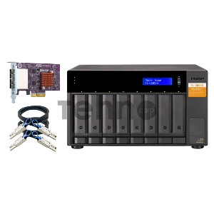 Полка расширения сетевого хранилища без дисков SMB QNAP TL-D800S SATA expansion enclosure, 8-tray 3,5 Полка расширения сетевого хранилища без дисков SMB QNAP TL-D800S SATA expansion enclosure, 8-tray 3,5