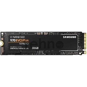 Накопитель SSD Samsung 500Gb M.2 PCI-E x4 MZ-V7S500BW 970 EVO Plus 2280 R3500/W3200MB/s